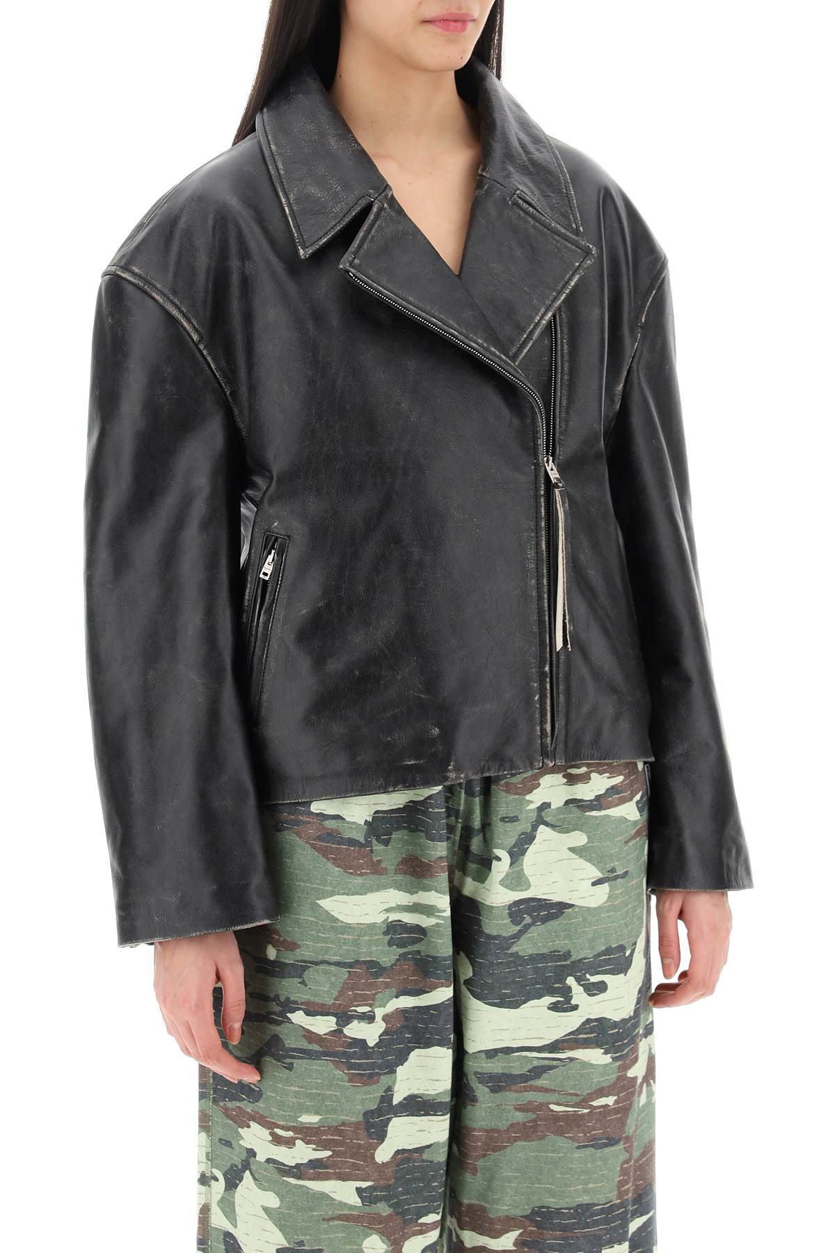 Acne Studios "vintage leather jacket with distressed effect