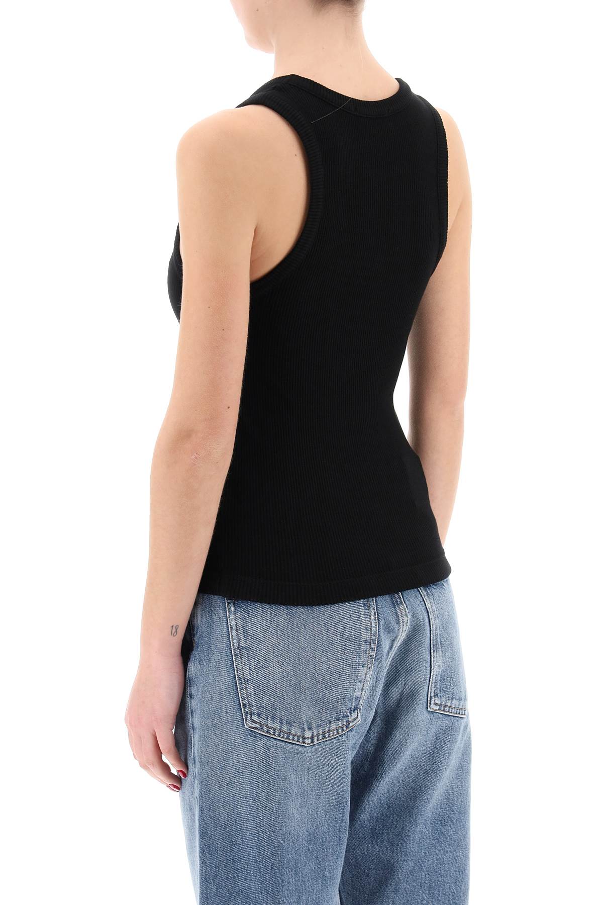 Agolde poppy ribbed tank top