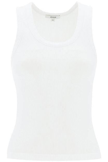 Agolde poppy ribbed tank top