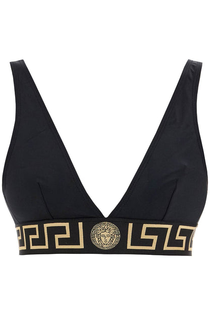 Versace "top bikini with greek border trim