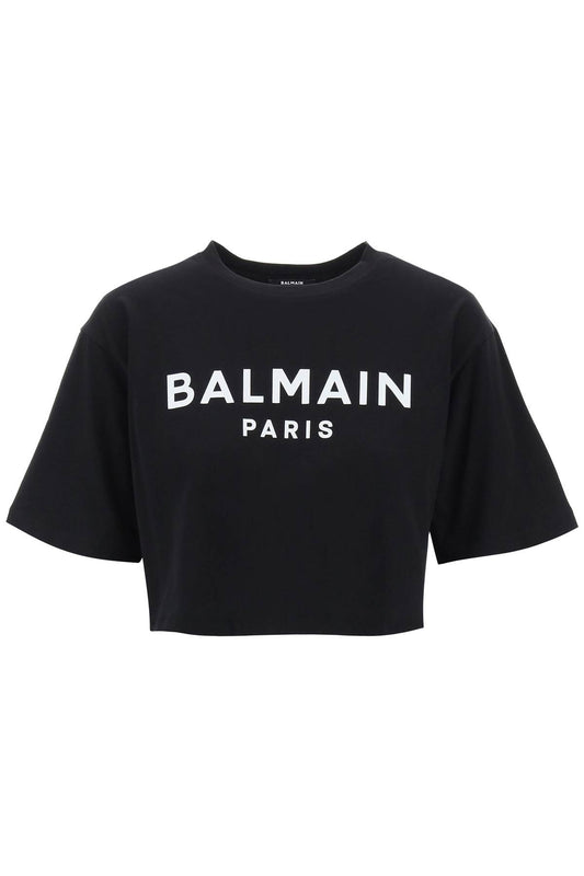 Balmain logo print boxy t-shirt