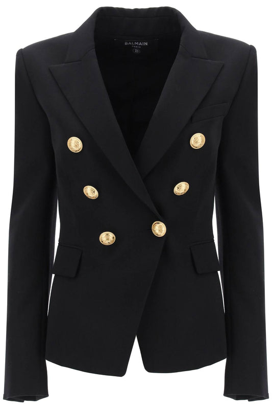 Balmain fitted double-breasted jacket