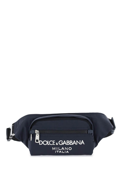 Dolce & Gabbana nylon beltpack bag with logo