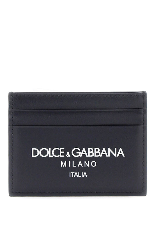 Dolce & Gabbana logo leather cardholder