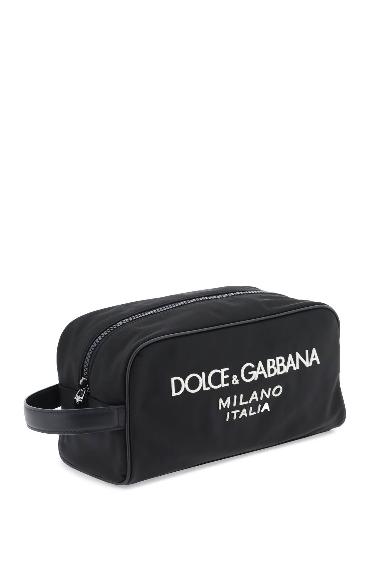 Dolce & Gabbana rubberized logo beauty case