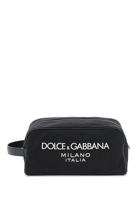 Dolce & Gabbana rubberized logo beauty case