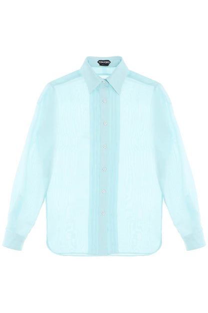 Tom Ford silk shirt with plastron