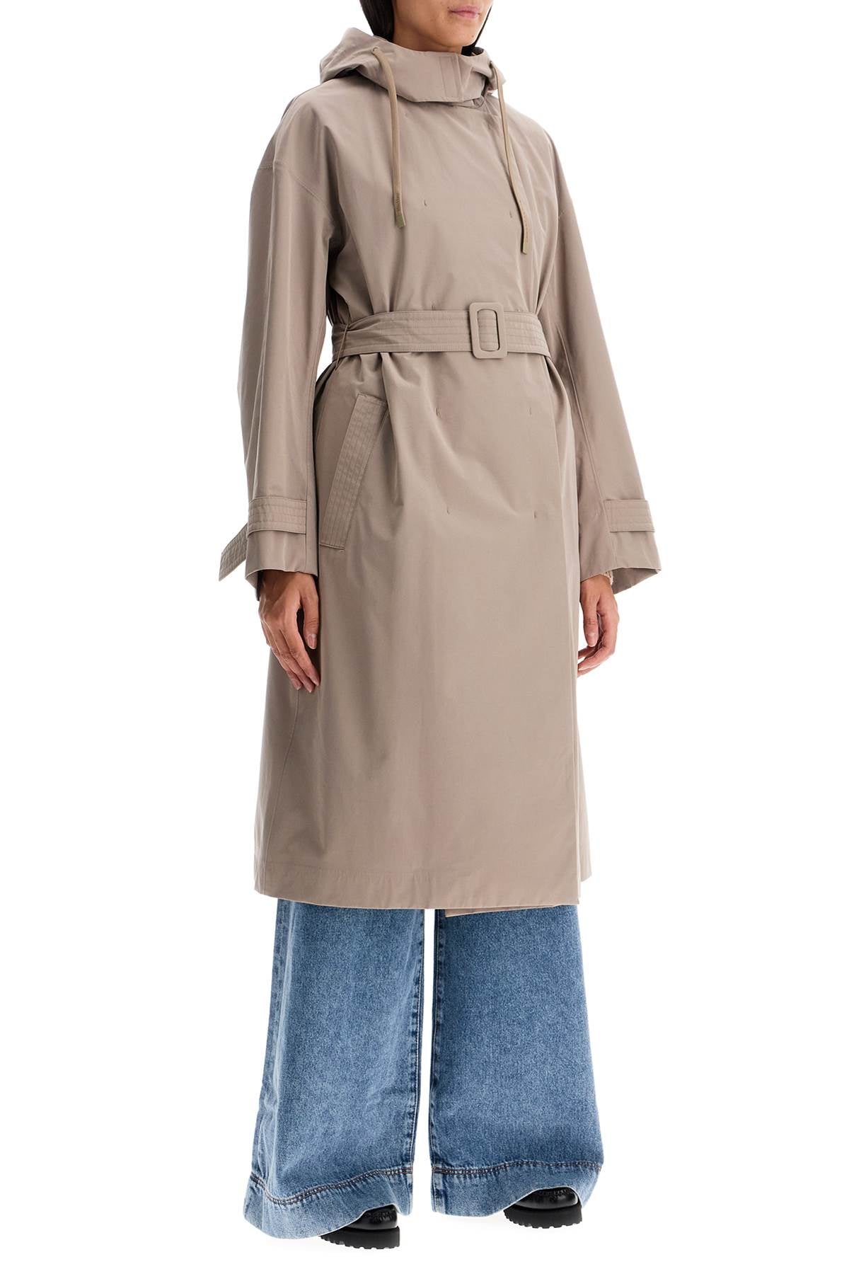 Max Mara Leisure waterproof trench coat with inner vest