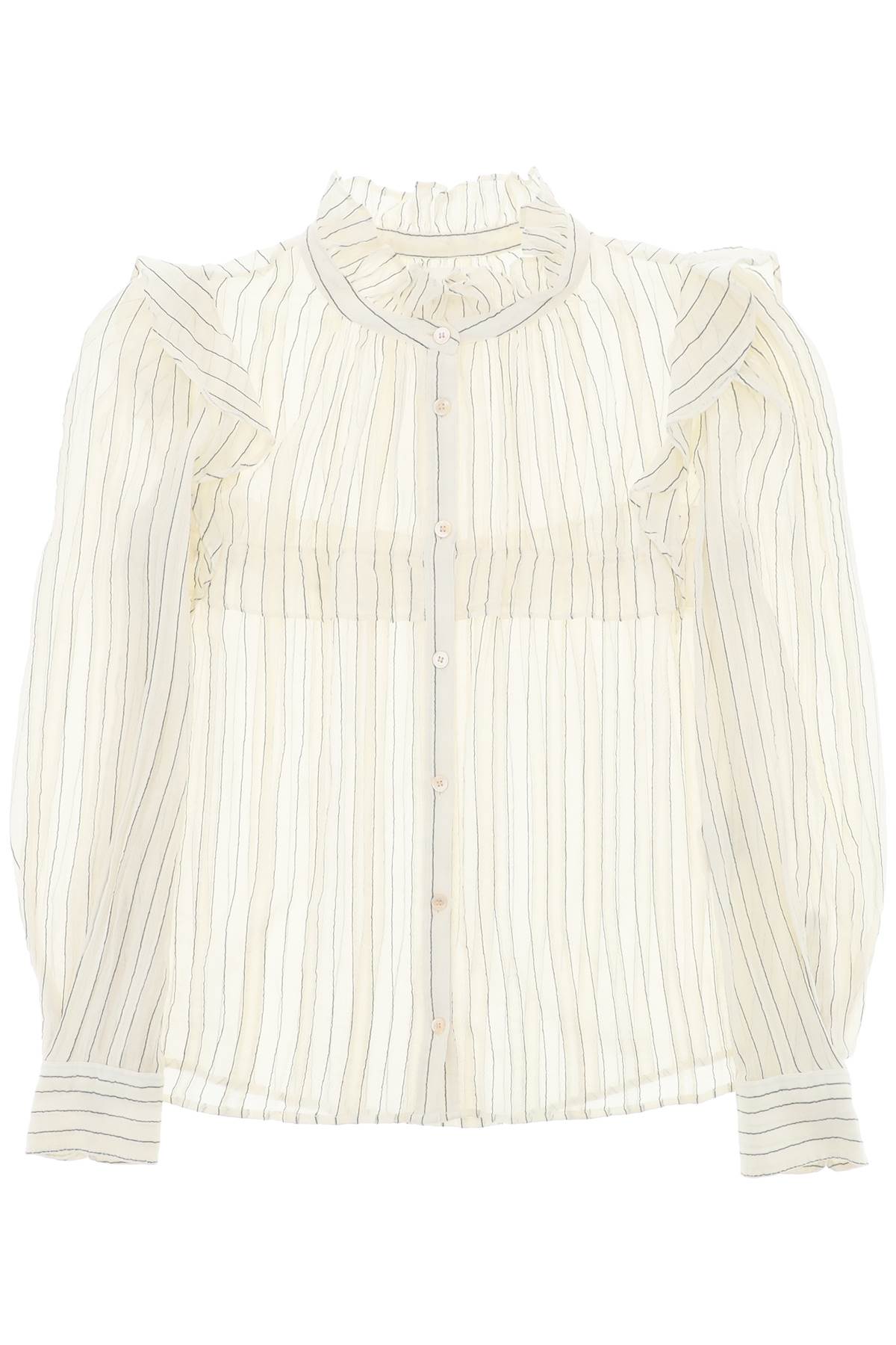 Isabel Marant Etoile "striped cotton blouse by id