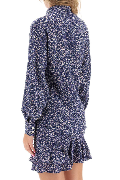 Isabel Marant ilda silk shirt with floral print