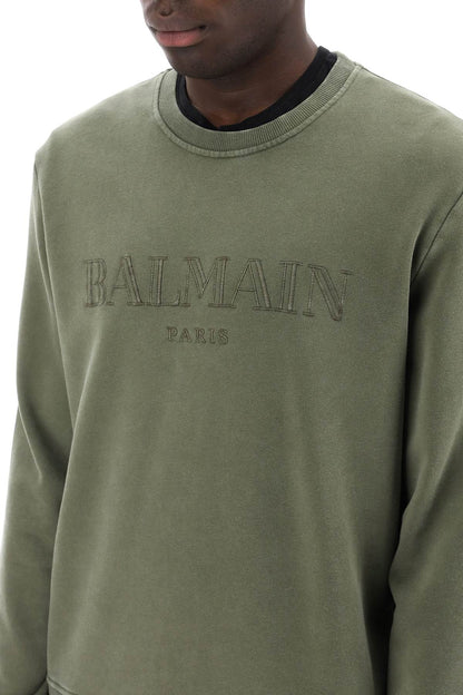 vintage balmain crewneck sweat