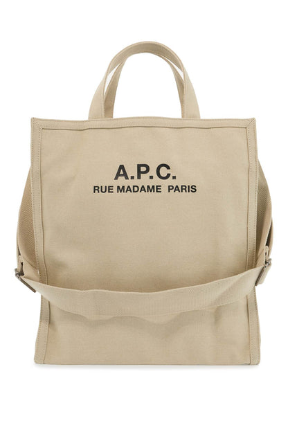 A.P.C. récupération canvas shopping bag