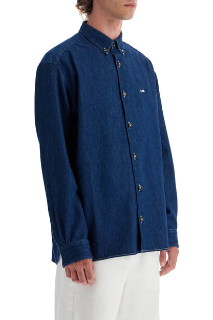 A.P.C. "lightweight denim mathias shirt