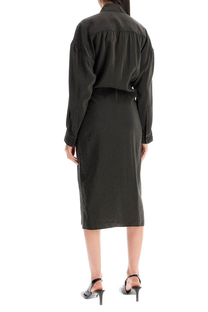 Lemaire asymmetric shirt dress