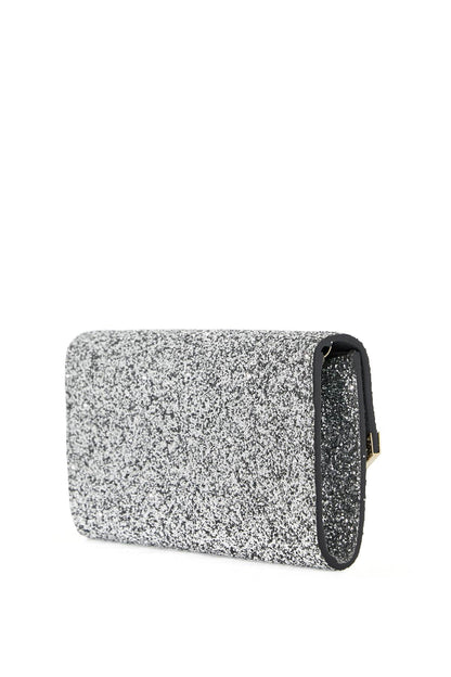 Jimmy Choo glittered emmie clutch