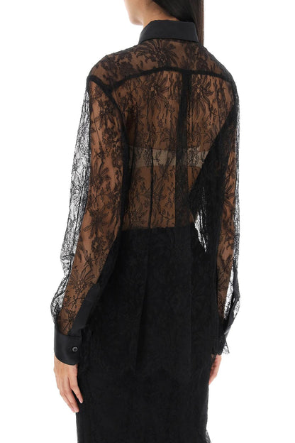 Dolce & Gabbana chantilly lace shirt