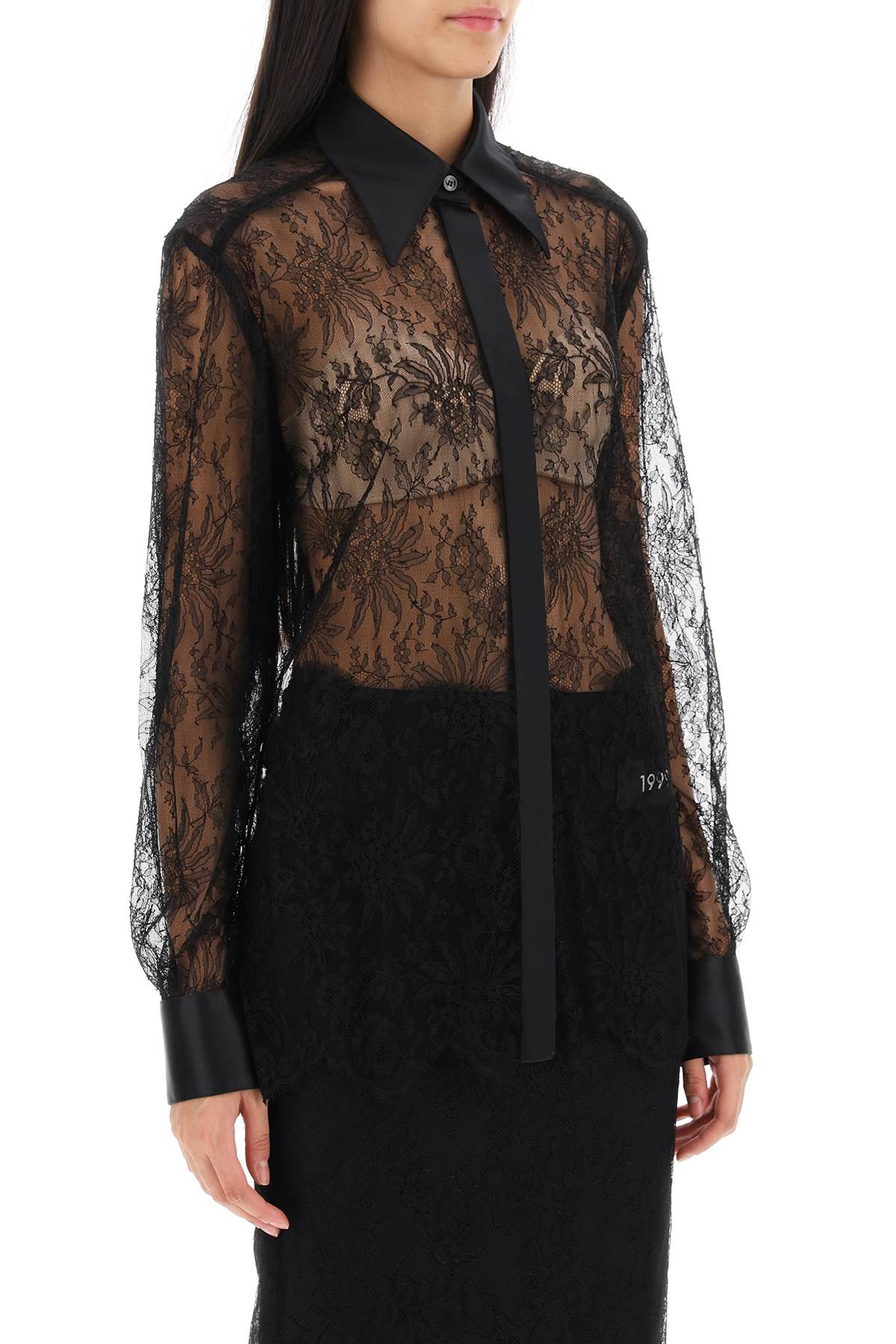 Dolce & Gabbana chantilly lace shirt