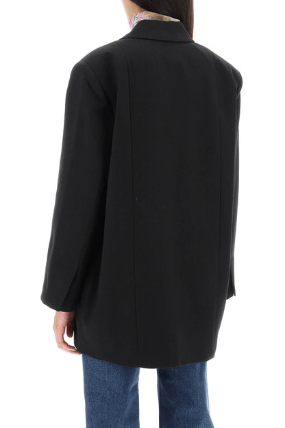 Ganni oversized single-breasted blazer