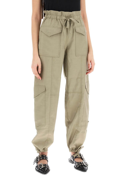 Ganni light slub pants