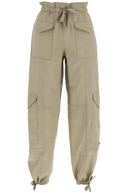 Ganni light slub pants