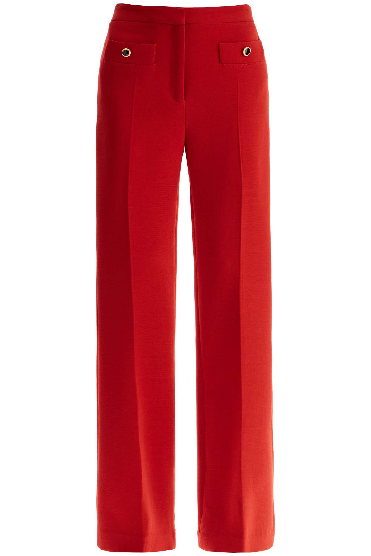 Alessandra Rich tailored wool bootcut trousers for