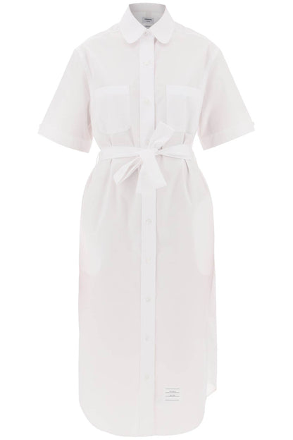 Thom Browne midi blouse with belt