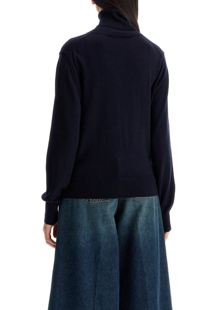 Ami Alexandre Matiussi high-neck pullover with embroidery