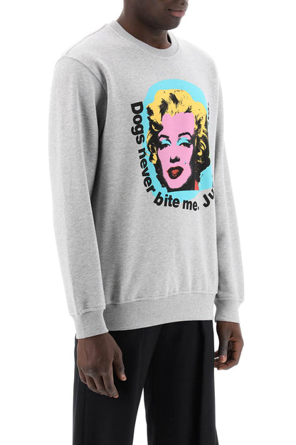 Comme Des Garcons Shirt marilyn monroe printed sweatshirt