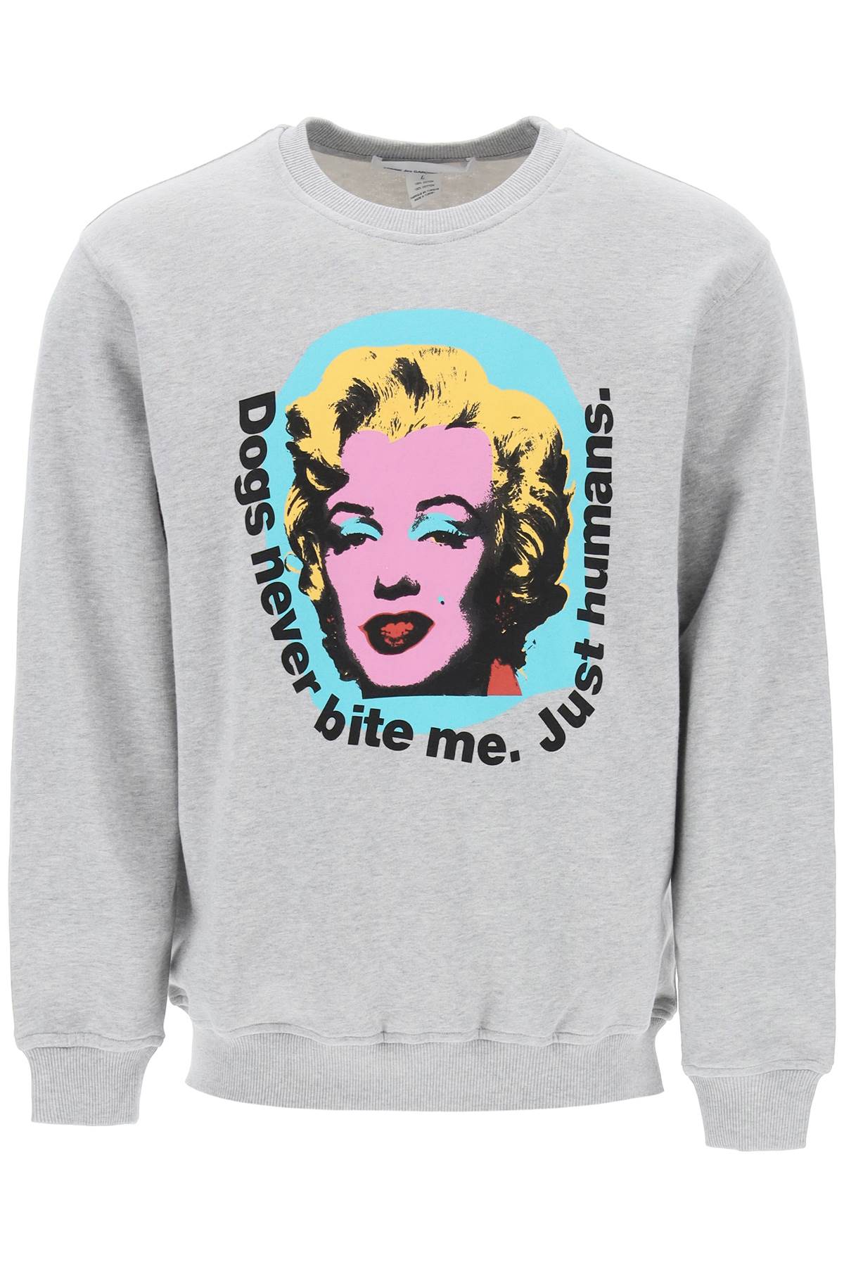 Comme Des Garcons Shirt marilyn monroe printed sweatshirt