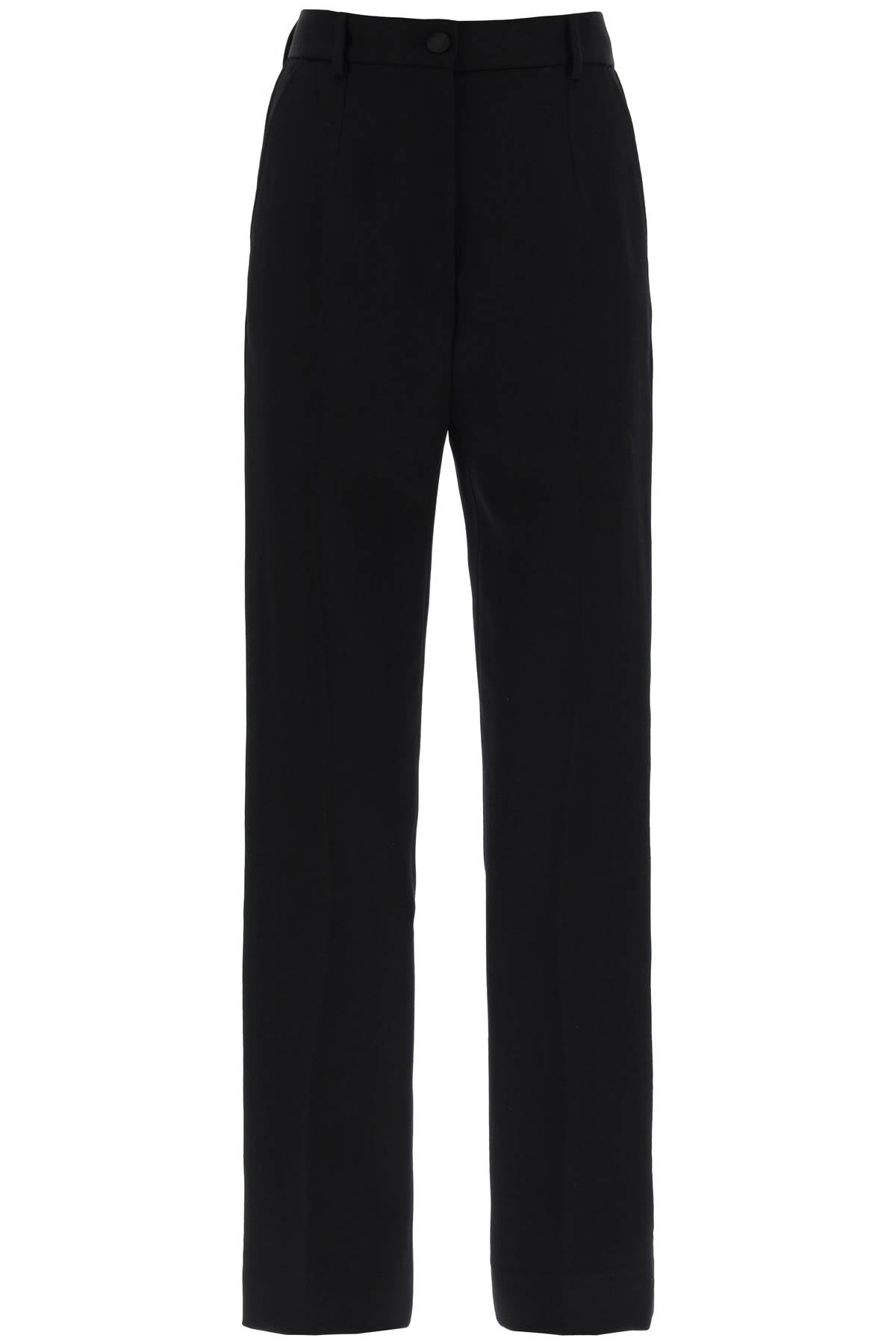 Dolce & Gabbana wool gabardine cigarette pants.