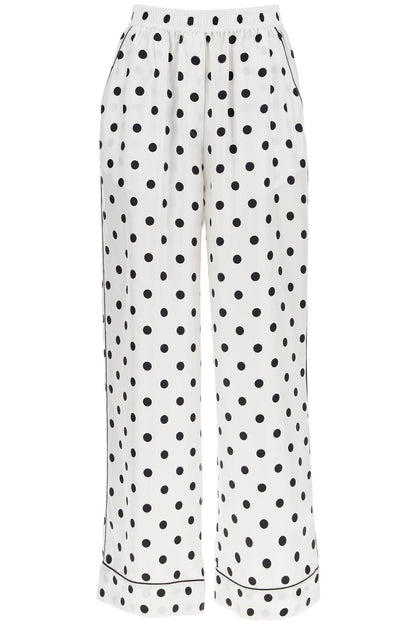 Dolce & Gabbana silk polka dot print pajama