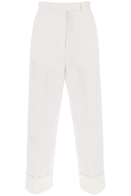 Thom Browne cropped wide leg jeans