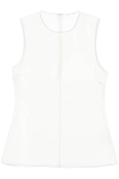 Ami Alexandre Matiussi sleeveless silk top in