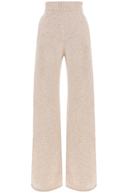 Dolce & Gabbana llama knit flared pants