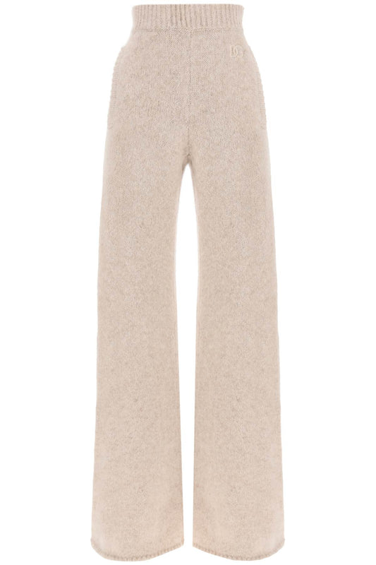 Dolce & Gabbana llama knit flared pants