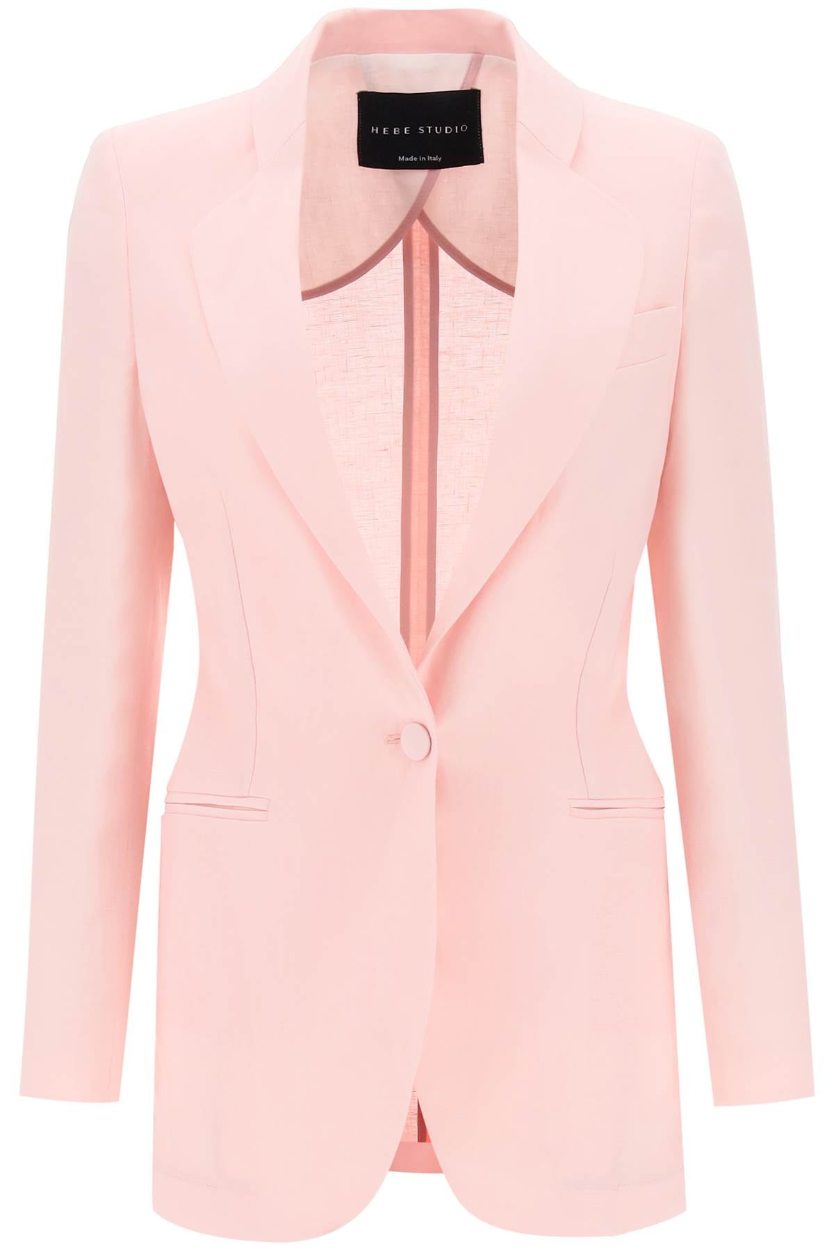 Hebe Studio single-breasted blazer in linen