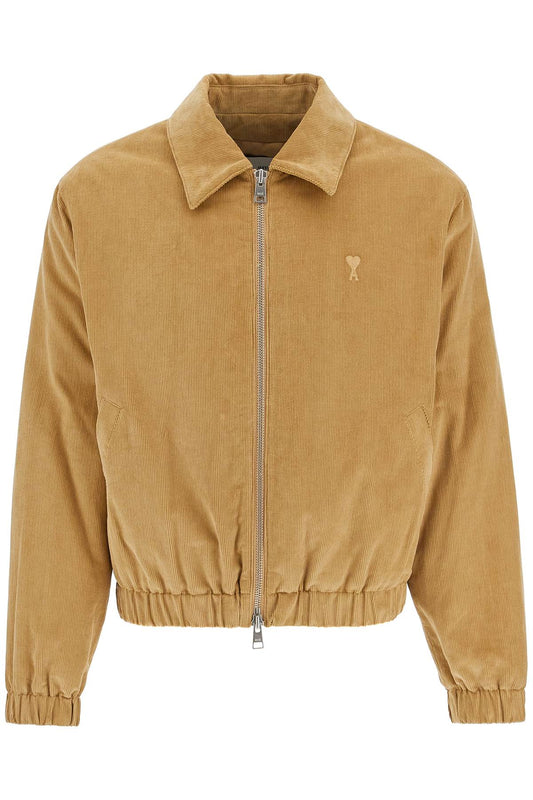 Ami Alexandre Matiussi corduroy bomber jacket