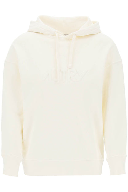 Autry embossed logo hoodie