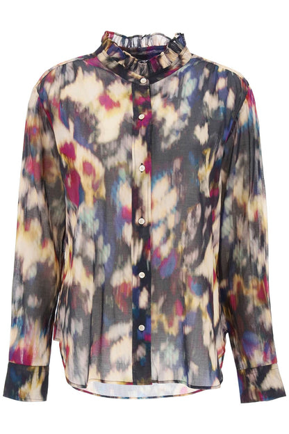 Isabel Marant Etoile gamble shirt with shaded motif