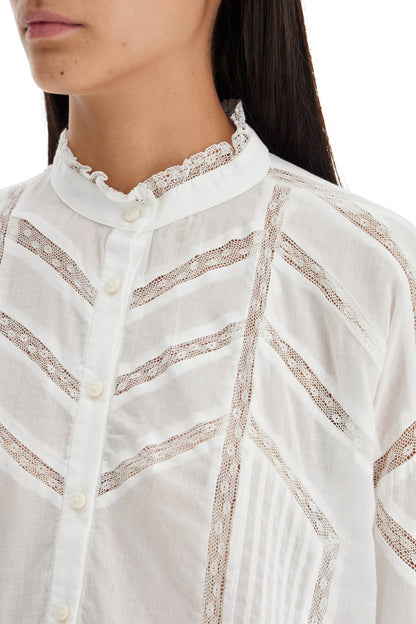 Isabel Marant Etoile cotton gelma blouse for