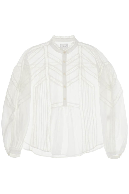 Isabel Marant Etoile cotton gelma blouse for