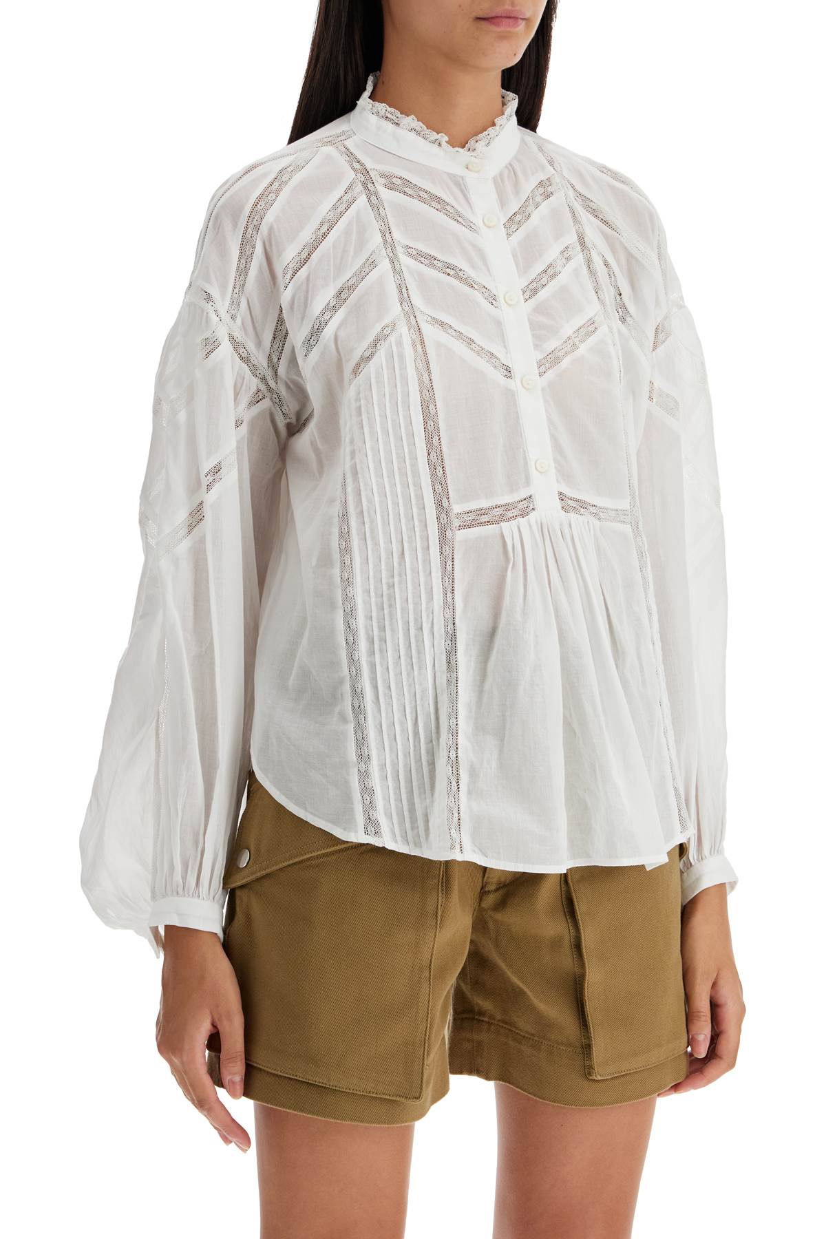 Isabel Marant Etoile cotton gelma blouse for