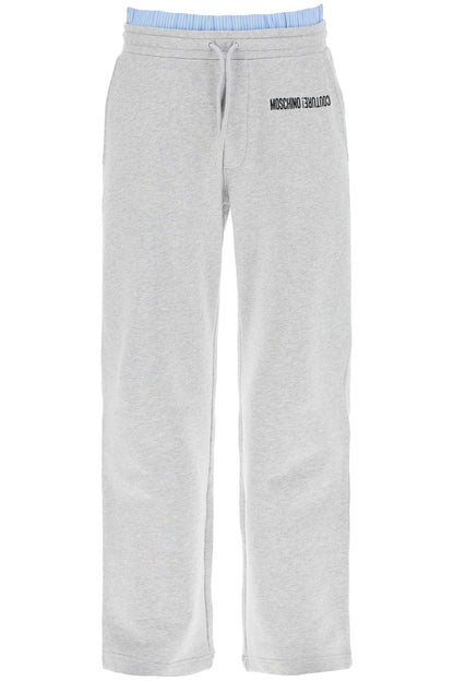 Moschino jogger pants with boxer insert