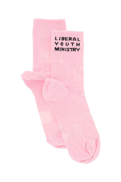 Liberal Youth Ministry logo sport socks