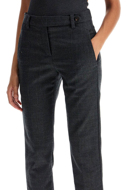 Brunello Cucinelli woolen cigarette pants for women