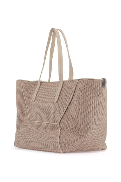 Brunello Cucinelli "techno raffia tote