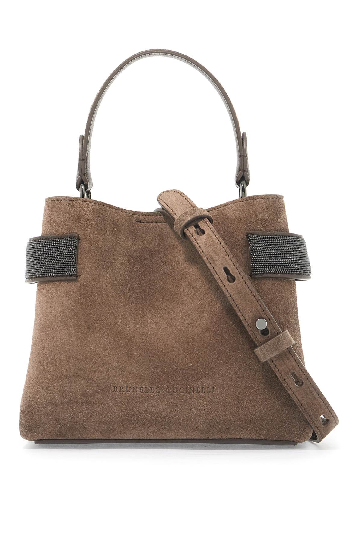 Brunello Cucinelli handbag with precious bands