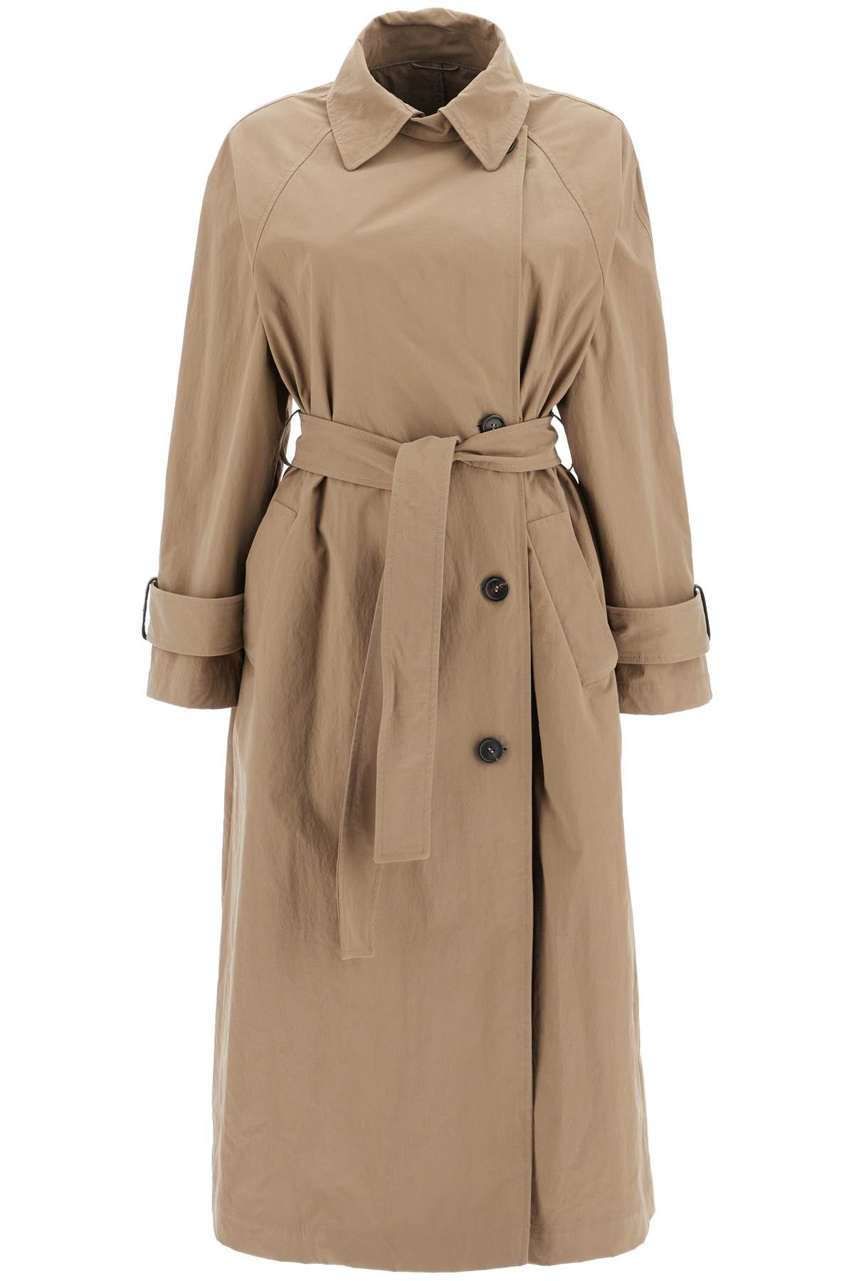 Brunello Cucinelli 'trench coat with shiny cuff details