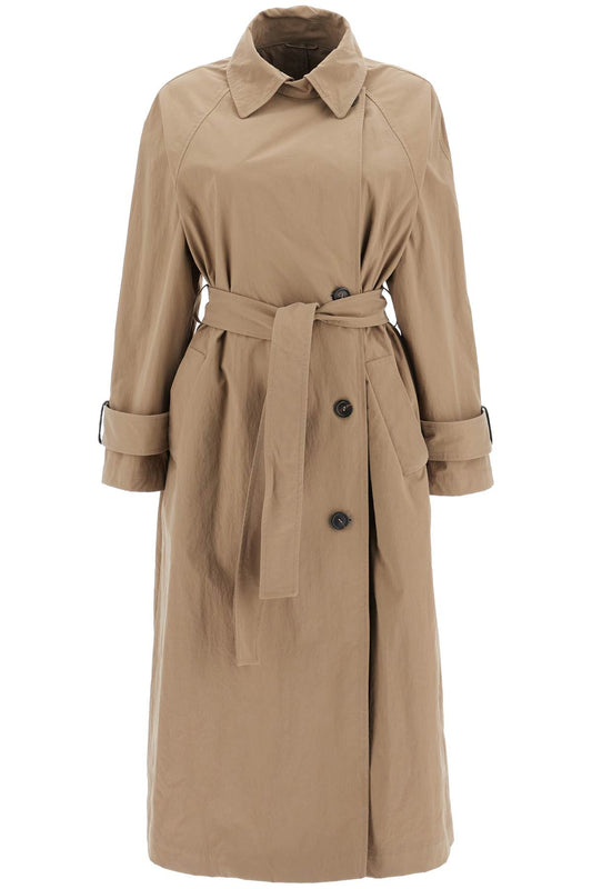 Brunello Cucinelli 'trench coat with shiny cuff details