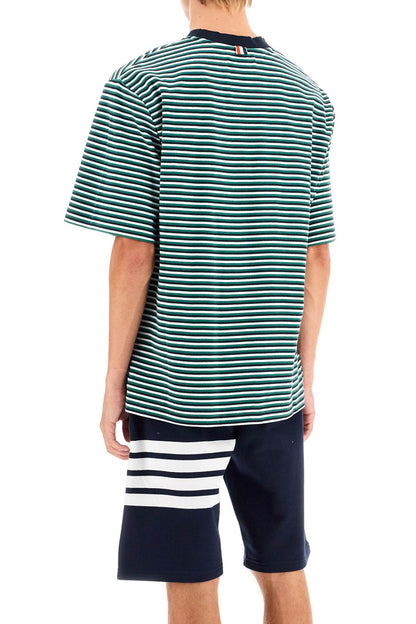 Thom Browne "striped oversized jersey t-shirt"